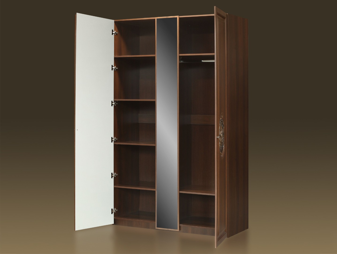 Шкаф распашной 2-х ств. Б23.5-4 Карамель