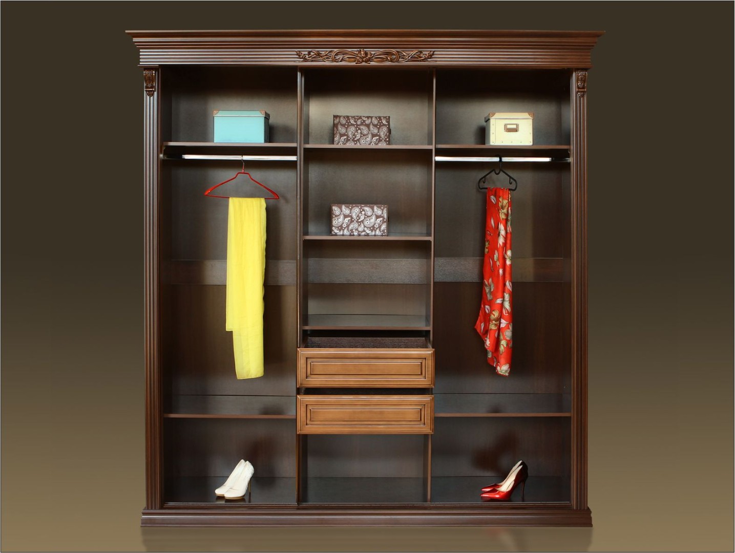 Шкаф-купе Б8.72-3/1 (декор 