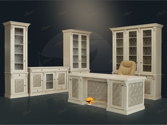 Комплект мебели для кабинета Карамель/Игуана (2) 