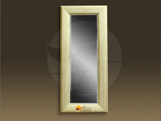 Зеркало с широким обрамлением Карамель/Патина золото (1) 